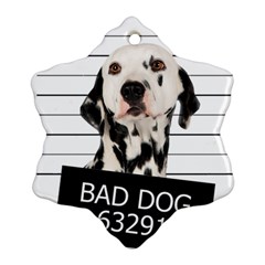 Bad dog Ornament (Snowflake)