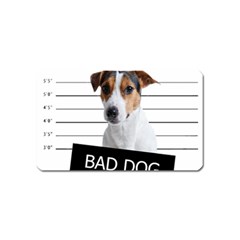 Bad Dog Magnet (name Card) by Valentinaart