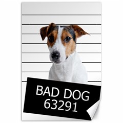 Bad Dog Canvas 24  X 36  by Valentinaart