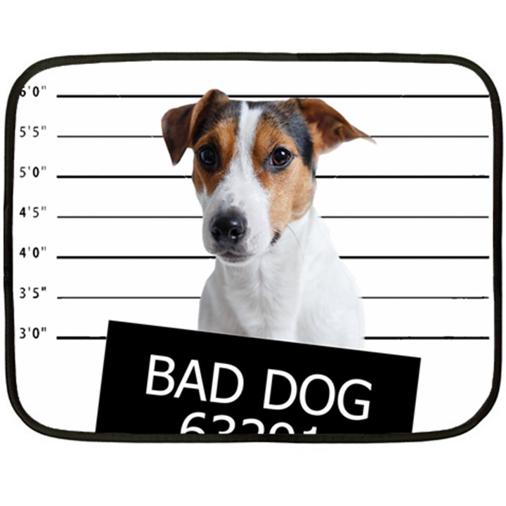 Bad dog Fleece Blanket (Mini)