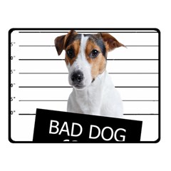 Bad Dog Fleece Blanket (small)