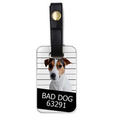 Bad Dog Luggage Tags (one Side)  by Valentinaart