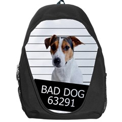 Bad Dog Backpack Bag by Valentinaart