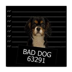 Bad Dog Tile Coasters by Valentinaart