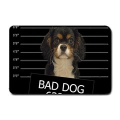 Bad Dog Small Doormat  by Valentinaart