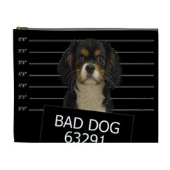 Bad Dog Cosmetic Bag (xl) by Valentinaart