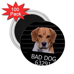 Bad Dog 2 25  Magnets (100 Pack)  by Valentinaart