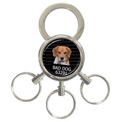 Bad Dog 3-ring Key Chains by Valentinaart