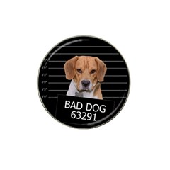 Bad Dog Hat Clip Ball Marker (4 Pack) by Valentinaart