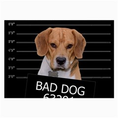 Bad Dog Large Glasses Cloth (2-side) by Valentinaart