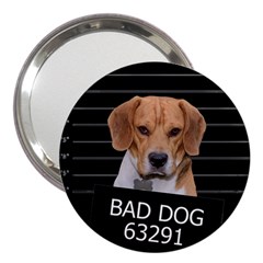 Bad Dog 3  Handbag Mirrors by Valentinaart