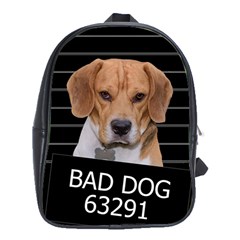 Bad Dog School Bags (xl)  by Valentinaart