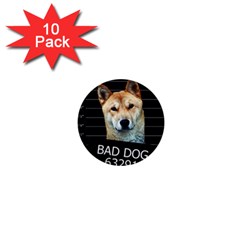 Bad Dog 1  Mini Buttons (10 Pack)  by Valentinaart