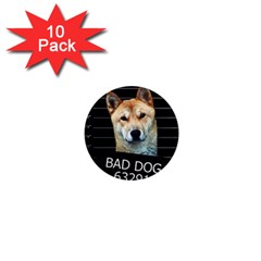 Bad Dog 1  Mini Magnet (10 Pack)  by Valentinaart