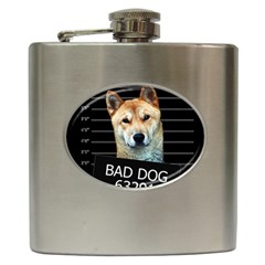 Bad Dog Hip Flask (6 Oz) by Valentinaart