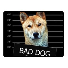 Bad Dog Fleece Blanket (small) by Valentinaart