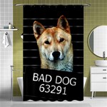 Bad dog Shower Curtain 48  x 72  (Small)  Curtain(48  X 72 ) - 42.18 x64.8  Curtain(48  X 72 )