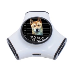 Bad Dog 3-port Usb Hub by Valentinaart