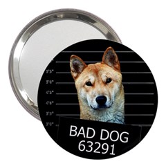 Bad Dog 3  Handbag Mirrors by Valentinaart