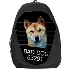 Bad Dog Backpack Bag by Valentinaart