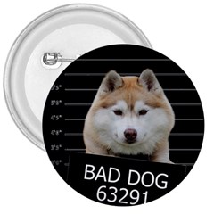 Bad Dog 3  Buttons by Valentinaart