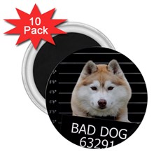 Bad Dog 2 25  Magnets (10 Pack)  by Valentinaart