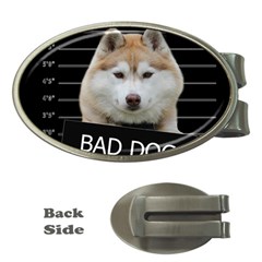 Bad Dog Money Clips (oval)  by Valentinaart