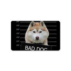 Bad Dog Magnet (name Card) by Valentinaart