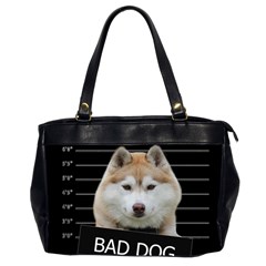 Bad Dog Office Handbags (2 Sides)  by Valentinaart