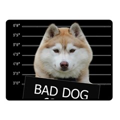 Bad Dog Fleece Blanket (small)