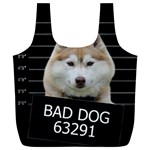 Bad dog Full Print Recycle Bags (L)  Front