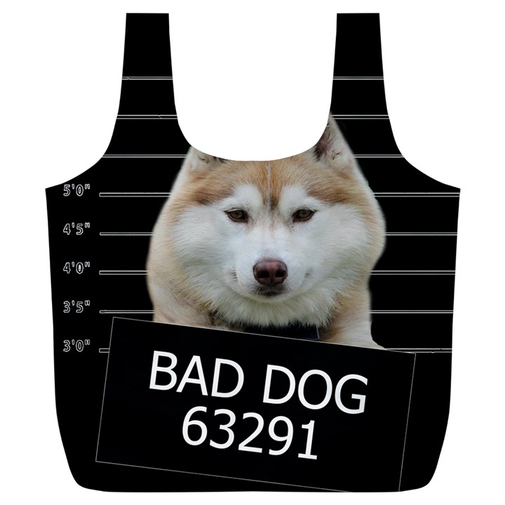 Bad dog Full Print Recycle Bags (L) 