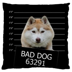 Bad Dog Standard Flano Cushion Case (two Sides) by Valentinaart