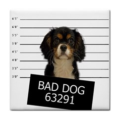 Bad dog Tile Coasters