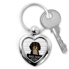 Bad dog Key Chains (Heart) 