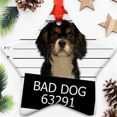 Bad dog Star Ornament (Two Sides)