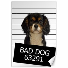 Bad dog Canvas 12  x 18  