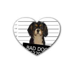 Bad dog Heart Coaster (4 pack) 