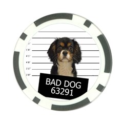 Bad Dog Poker Chip Card Guard by Valentinaart