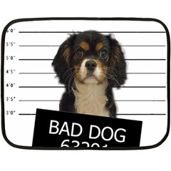 Bad dog Fleece Blanket (Mini)