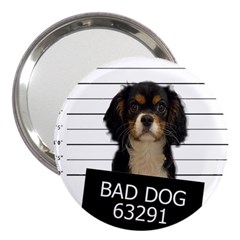 Bad Dog 3  Handbag Mirrors by Valentinaart