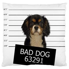 Bad dog Standard Flano Cushion Case (One Side)