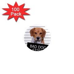 Bad Dog 1  Mini Magnets (100 Pack)  by Valentinaart