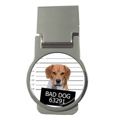 Bad Dog Money Clips (round)  by Valentinaart