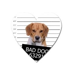 Bad Dog Heart Magnet by Valentinaart