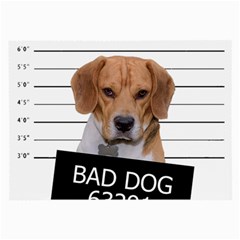 Bad Dog Large Glasses Cloth (2-side) by Valentinaart