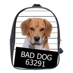 Bad Dog School Bags (xl)  by Valentinaart