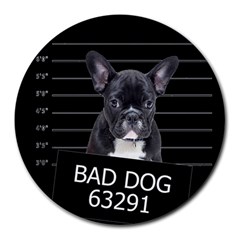 Bad dog Round Mousepads