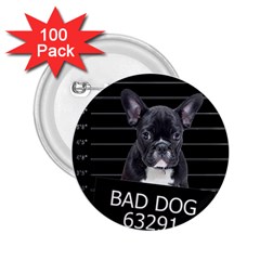 Bad dog 2.25  Buttons (100 pack) 