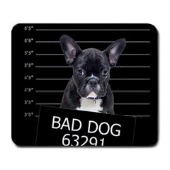 Bad dog Large Mousepads